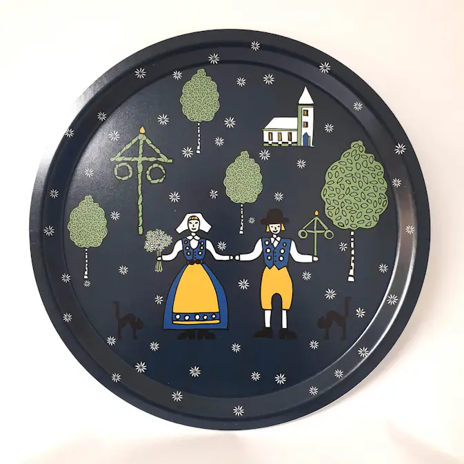 Bricka Arvidssons Textil Sverige Rund