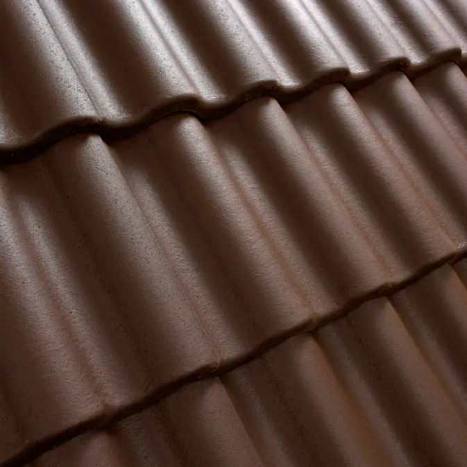 Tvåkupig Takpanna Benders Palema Ytbehandlad