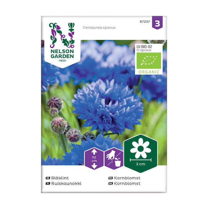 Frö Blåklint Nelson Garden Hög Organic