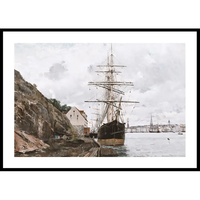 Poster Gallerix Inloppet Till Stockholm By Axel Lindman