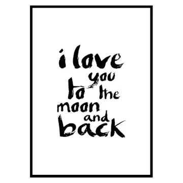 Poster Gallerix To The Moon And Back