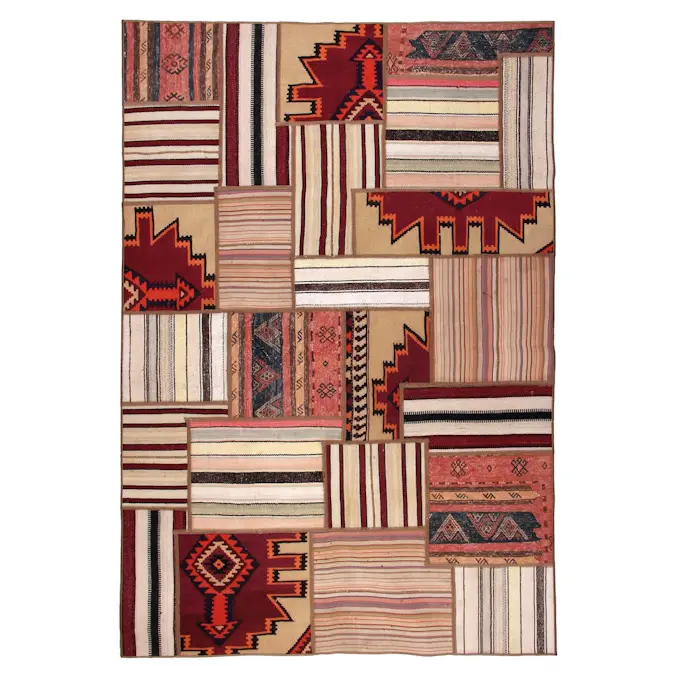 Persisk Patchworkmatta Arkiio Kelim Shiraz/Azerbajdzjan 162x237