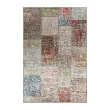 Wiltonmatta KM Carpets Amber Patch Färgglad Polyester