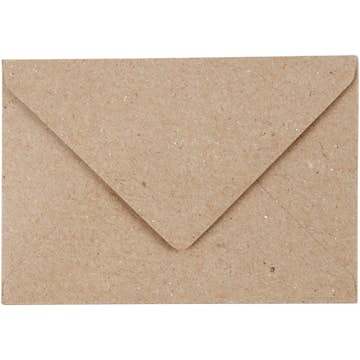 Kuvert Creativ Company Kvist Stl 7,8x11,5 cm Beige 50 St/1 Förp