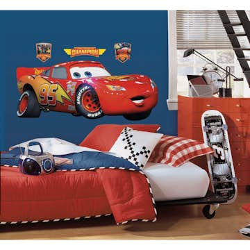 Väggdekor RoomMates Cars Lightning Mcqueen Giant