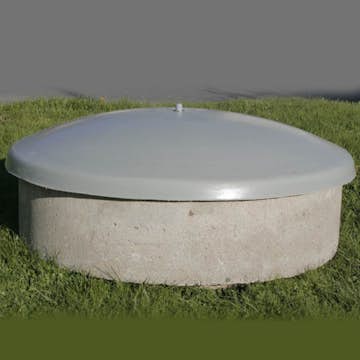 Brunnslock Brunnspecialisten Glasfiberarmerad plast 470 mm