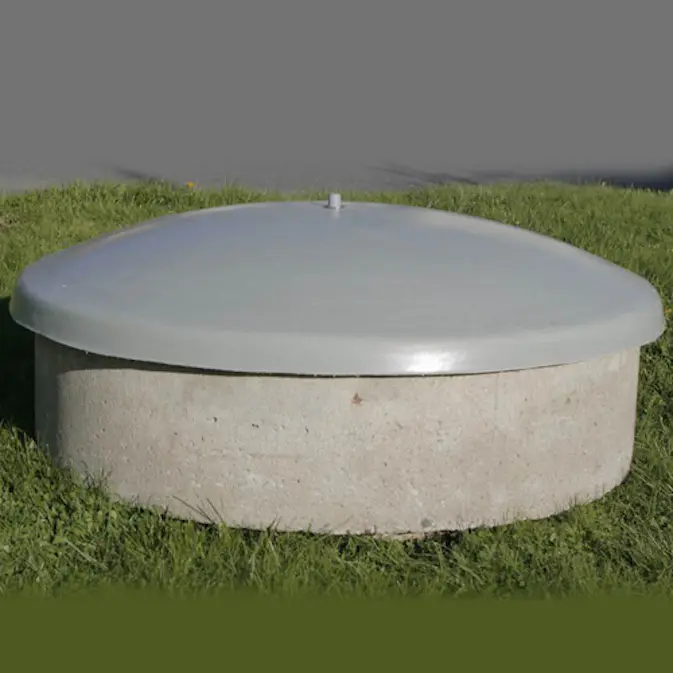 Brunnslock Brunnspecialisten Glasfiberarmerad plast 470 mm