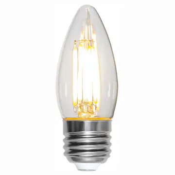 LED-lampa Star Trading Clear E27 C35 470 Lumen
