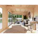 Stuga Palmako Andrea 30,4 m² Slide Plus (inv. 21,1+7,9 m²)