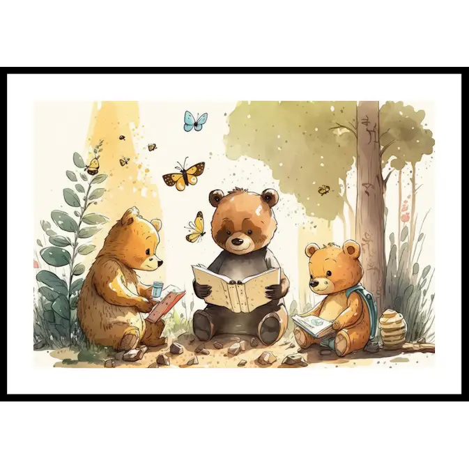 Poster Gallerix Friends Reading