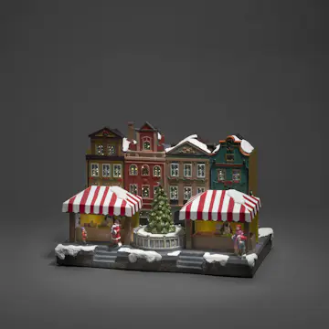 Julby Gnosjö Konstsmide Fiberoptiskt Hus 5 LED