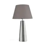 Bordsslampa PR Home Leya Randig Lampfot i Keramik med Lampskärm