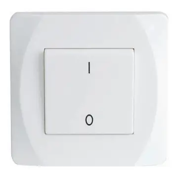 Strömbrytare Malmbergs Nova Infälld 2-Pol Vit 1890407