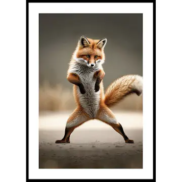 Poster Gallerix Dancing Fox