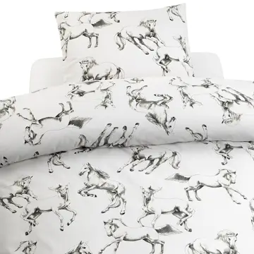 Påslakanset Borganäs of Sweden Lipizzaner Grå Enkelsäng