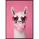 Poster Gallerix Llama With Bubble Gum