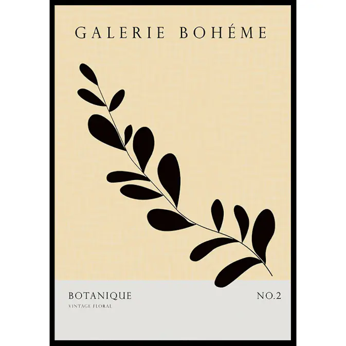 Poster Gallerix Galerie Boheme No2