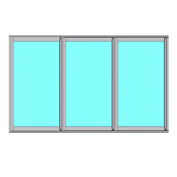 Skjutbart Fönsterparti Novoroom Original 3-Delat