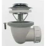 Badkarsventil Alterna Pop-Up med Utlopprör