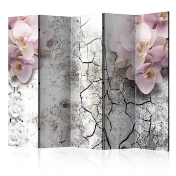 Rumsavdelare Skärmvägg Arkiio Bright Red Orchids II 225x172 cm