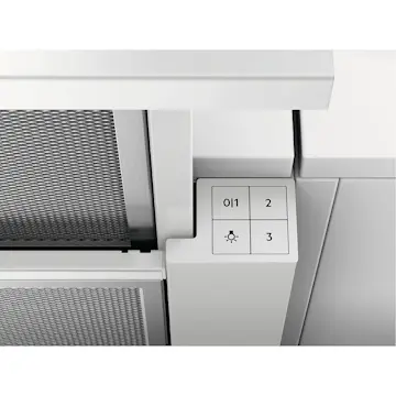 Frihängande Köksfläkt Electrolux LFP616W Vit LED-belysning