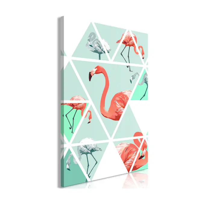 Tavla Arkiio Geometric Flamingos