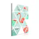 Tavla Arkiio Geometric Flamingos