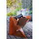 Eldfat Jabo Triangel Inkl Fat Corten 64x64x54 cm
