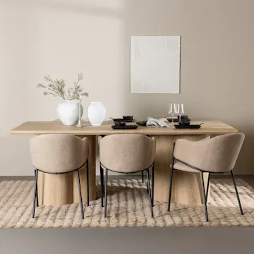 Matgrupp Venture Home Olivia 210 med 6 st Evelina Stolar