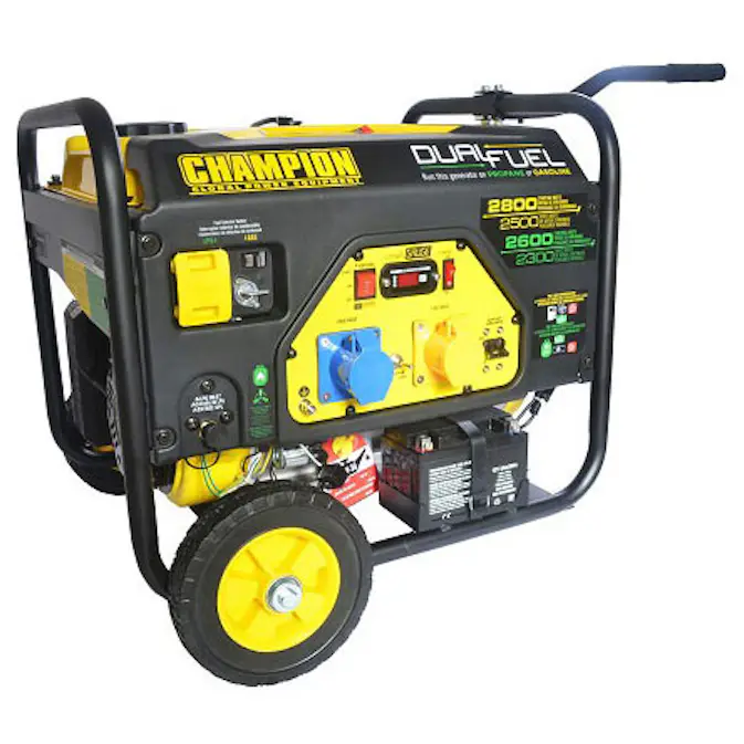 Elverk Champion Generators CPG3500 2,8kW 1-fas Dual Fuel