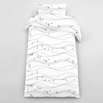 Påslakanset Arvidssons Textil Flyttfåglar Enkelsäng