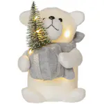 Dekorationsfigur Star Trading Joylight Isbjörn Gra