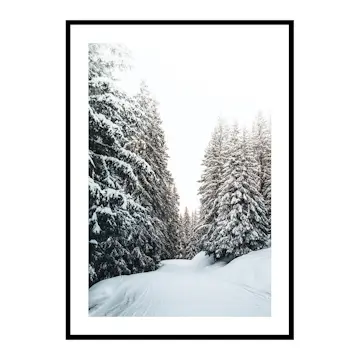 Poster Gallerix Snow Covered Road