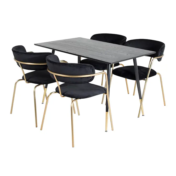 Matgrupp Venture Home Dipp med 4 Arrow Stolar