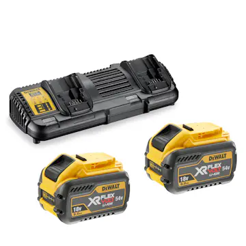 Batteri & Laddare Dewalt DCB132X2-QW 54 V