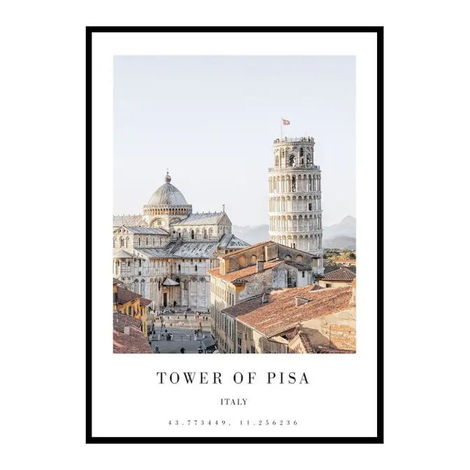 Poster Gallerix Tower Of Pisa