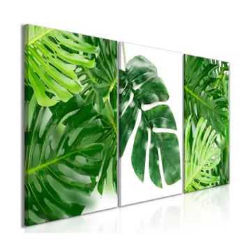 Tavla Arkiio Palm Leaves 3 delar 120x60
