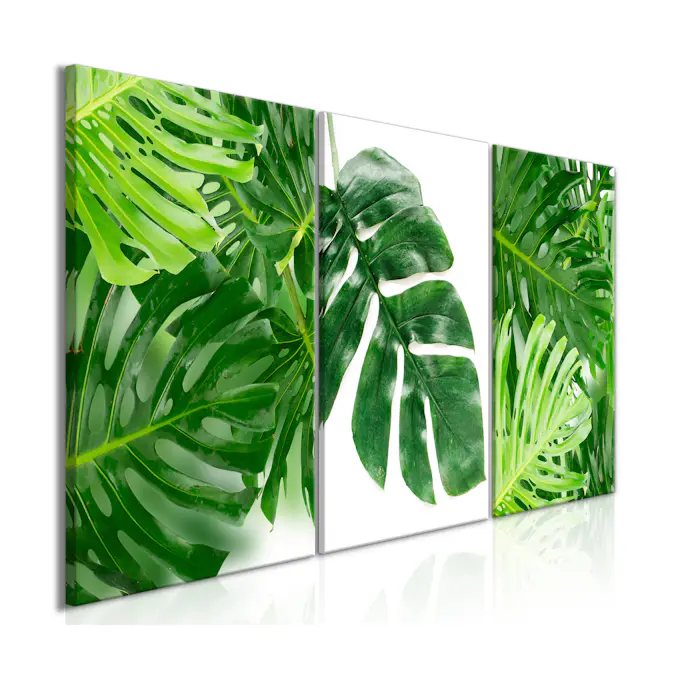Tavla Arkiio Palm Leaves 3 delar 120x60