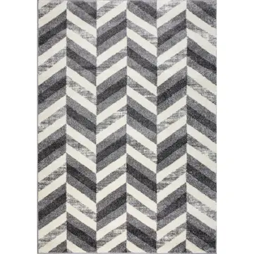 Wiltonmatta D-sign Verona Ljusgrå/Vit