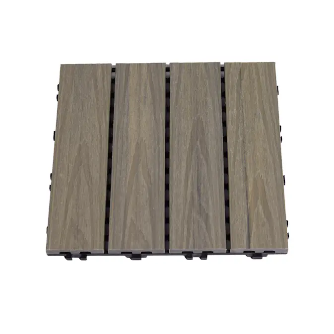 Terrassplatta Hortus Komposit 30X30 cm Drivved 4-Pack