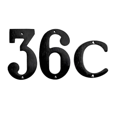 Husnummer Habo 570 Brunoxid