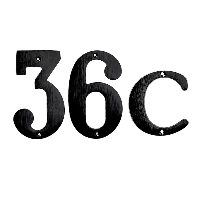 Husnummer Habo 570 Brunoxid