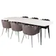 Matgrupp furniture/fashion Poker med 6 Limhamn Stolar