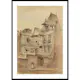 Poster Gallerix Street Scene With Medieval Houses By Arnold W. Brunner