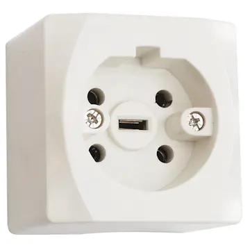 Vägguttag Malmbergs Perilex Utanpåliggande