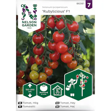 Frö Nelson Garden Tomat Hög Rubylicious F1