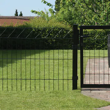 Panelstängsel NSH Deko X Svart