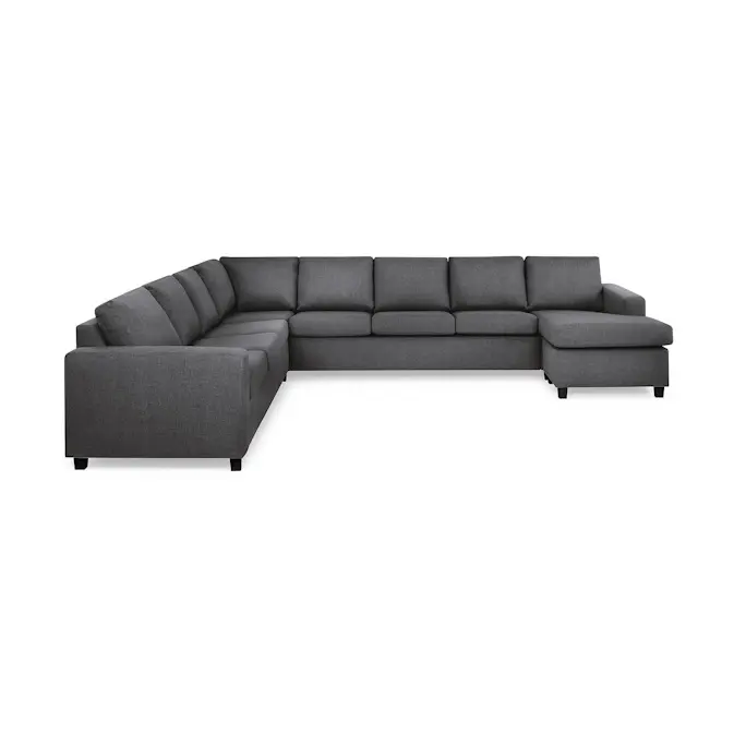 7-sitssoffa Basic Home Crazy U-formad Vändbar med Divan XXL 345 cm