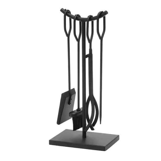 Eldstadsset Mustang Bridge Svart 4-delar för Utemiljö