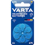 Hörapparatsbatterier Varta 675/A675/PR44 6-pack